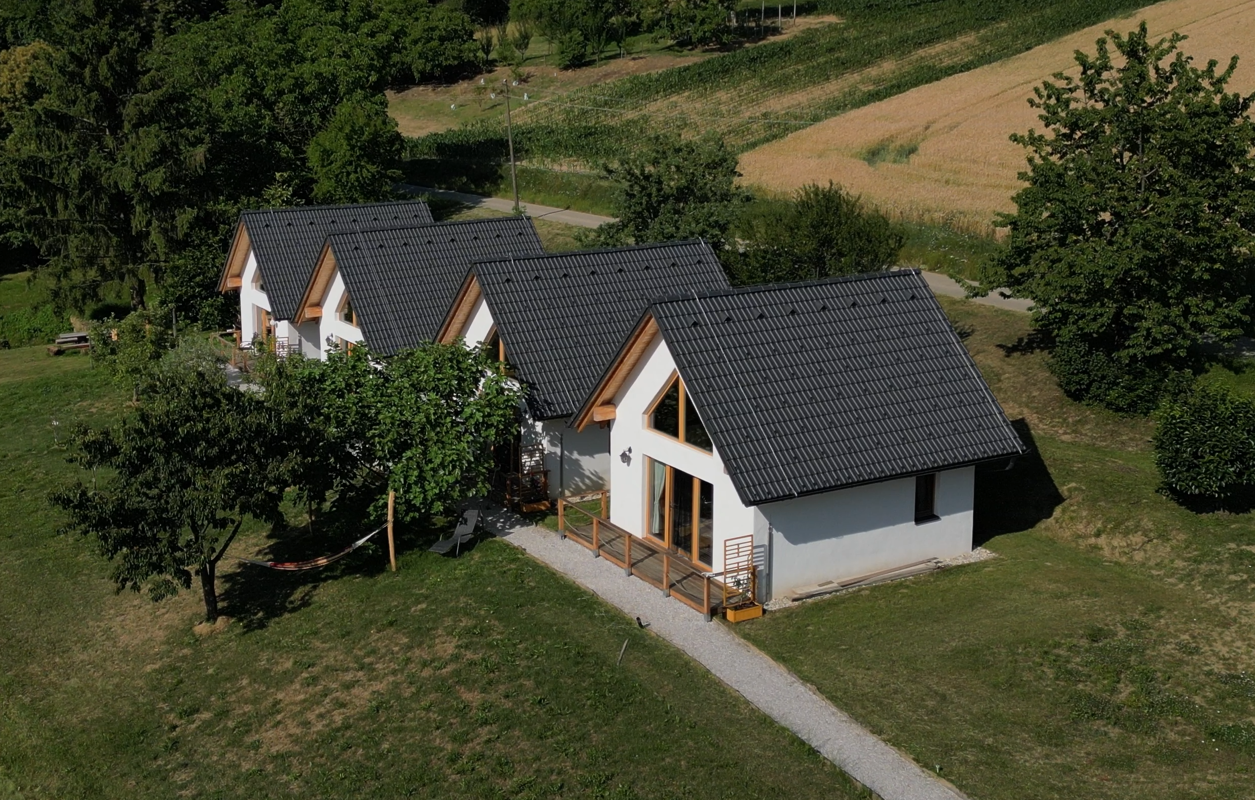 Dron posnetek hiše